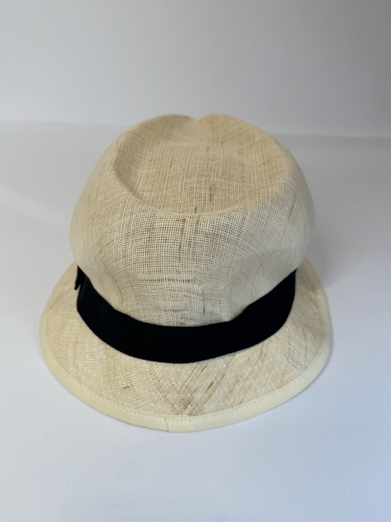 Lauren Ralph Lauren Size M Black Hats for Women for sale | eBay Lauren Ralph Lauren Natural Linen Blend Cloche Sun Hat Black Ribbon Medium